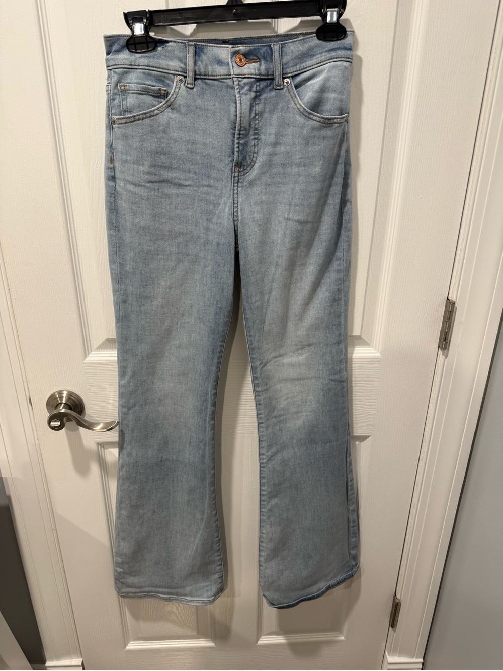 Express Light Blue Flare Jeans